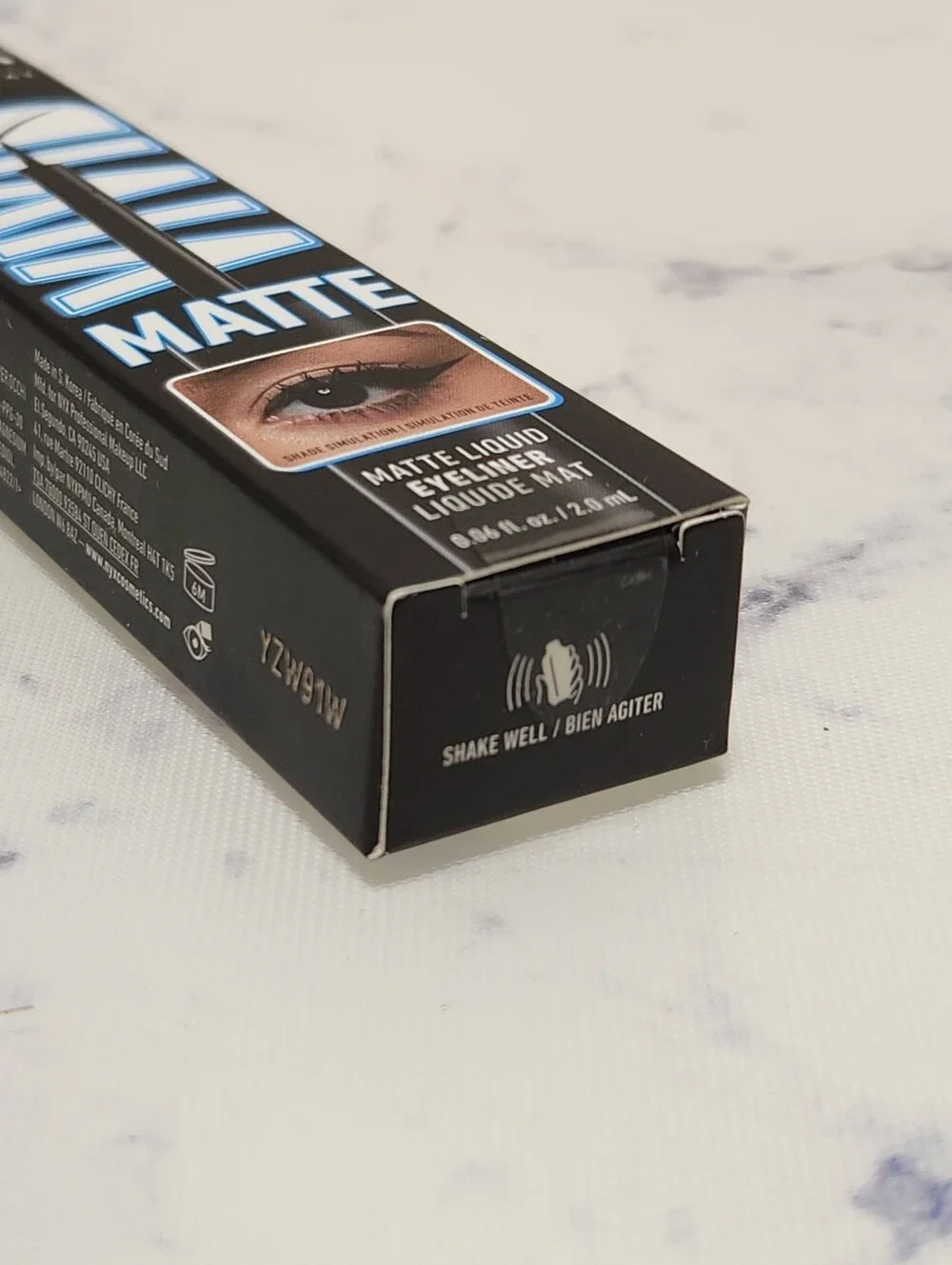 NYX Vivid Matte Liquid Eyeliner Black Sealed